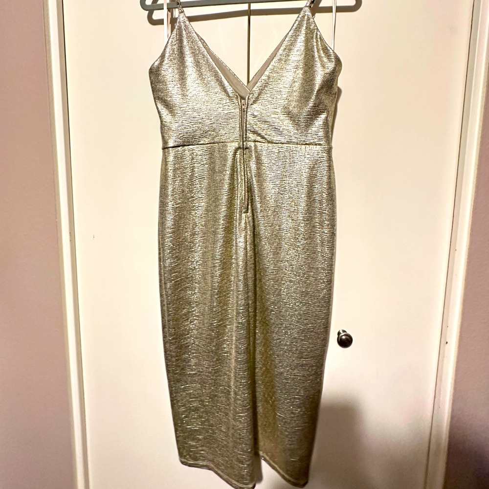 Gold Metallic Dress - Picture 2 of 5